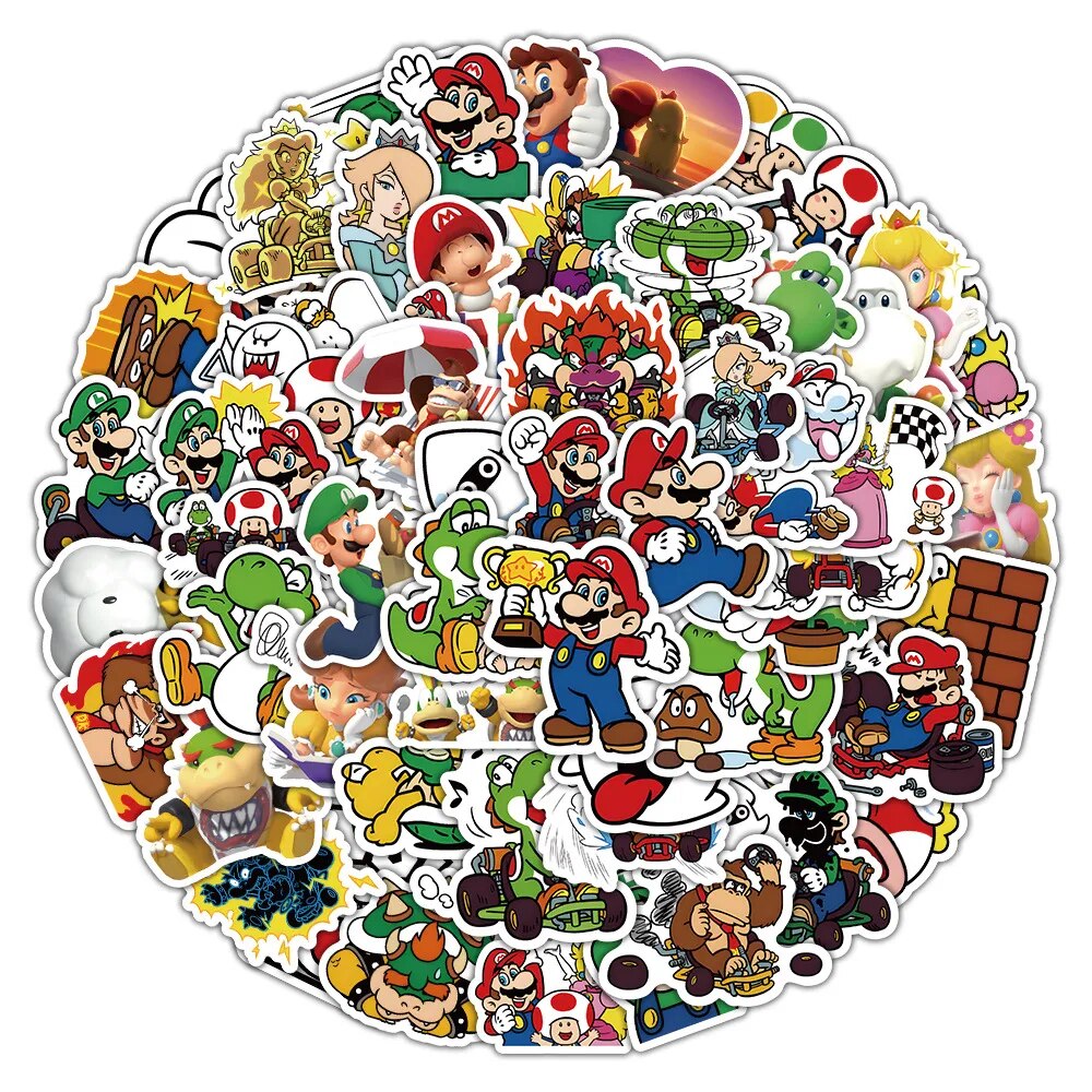 Klistermärken Super Mario