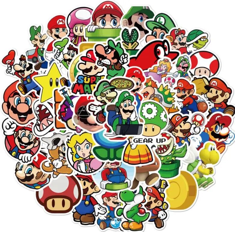 Super Mario Klistermärken