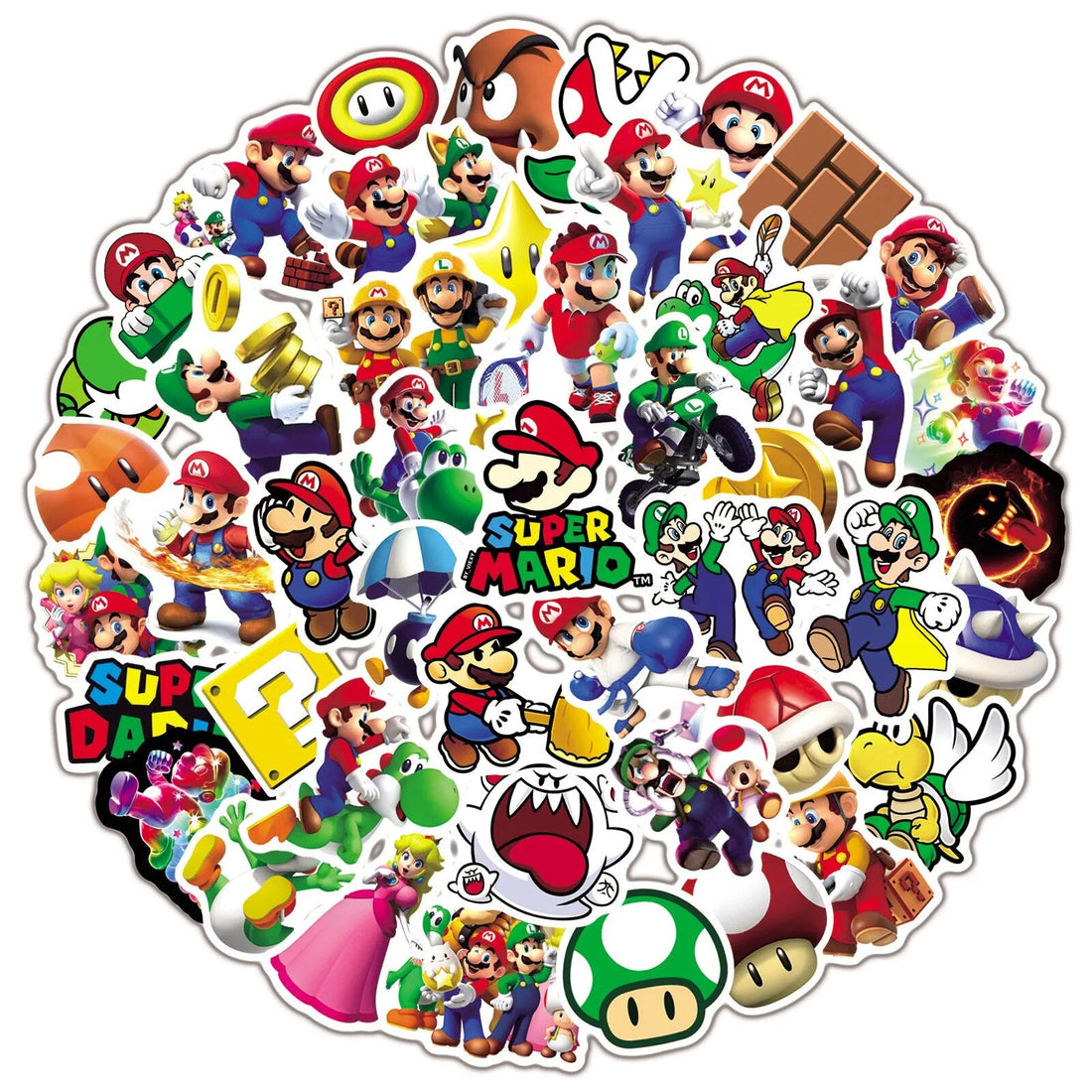 Super Mario Klistermärken