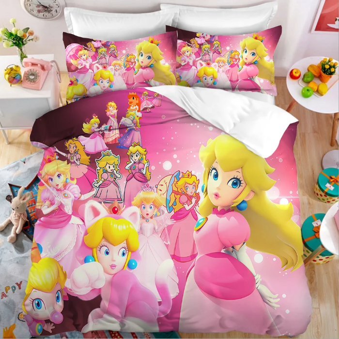 Sängkläder Barn Princess Peach