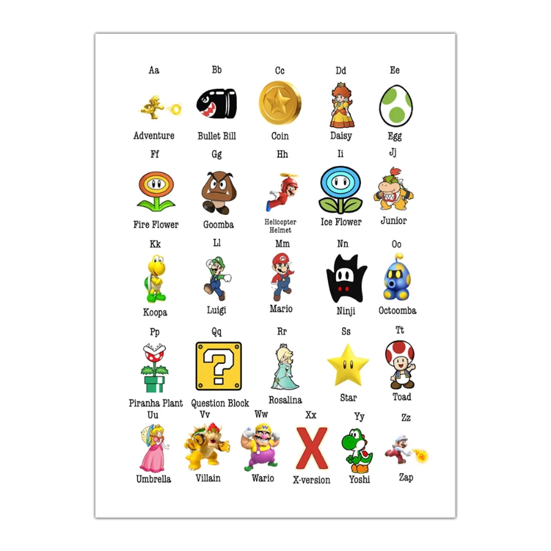 Super Mario Poster 50x70