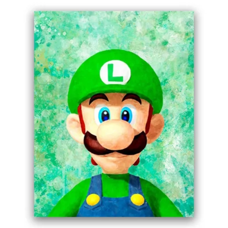 Super Mario Affisch Luigi