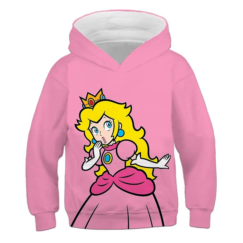 Super Mario Hoodie Princess Peach